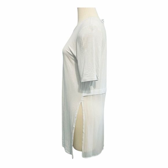 NWT BCBGeneration Optic White Contrast Tunic M - Picture 5 of 16
